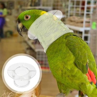 Vogelschutzperle Papageienhalsband Anti-Federpicken Ring Anti-Picken Anti-Kratzen Halsbänder Haustierbedarf für Nagetiere & Vögel