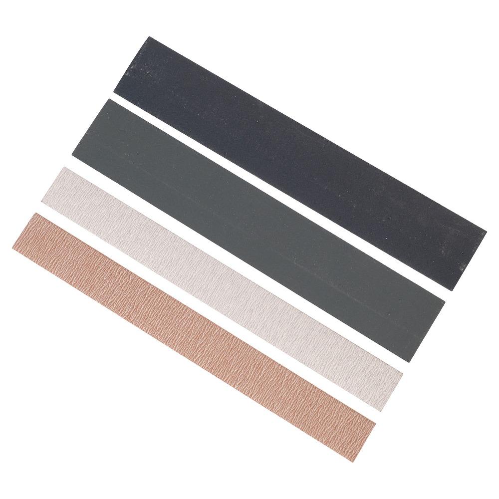 4PCS 15CM(5.91in) Length Fret Sanding Tool Sandpaper Color Luthier Sanding Tool For Guitarists