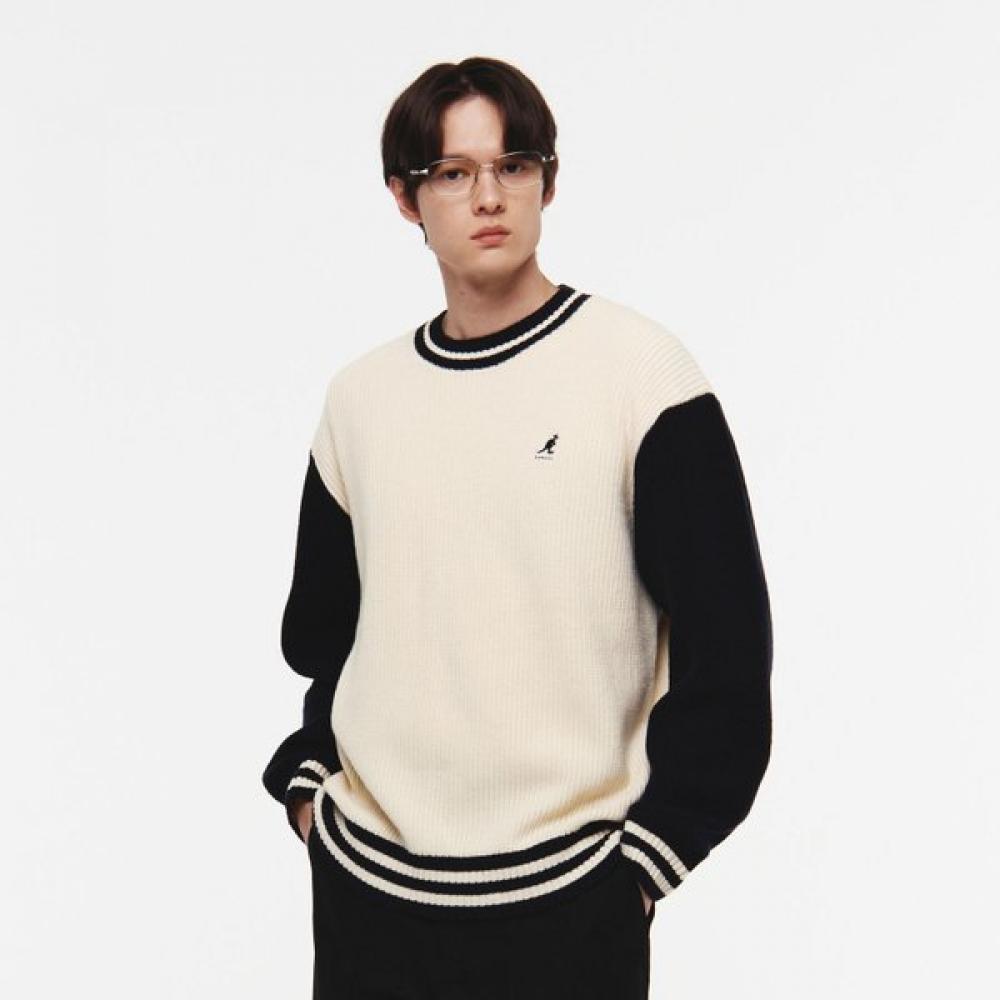 Kangol Varsity Stripe Pullover 1904 Ivory ME