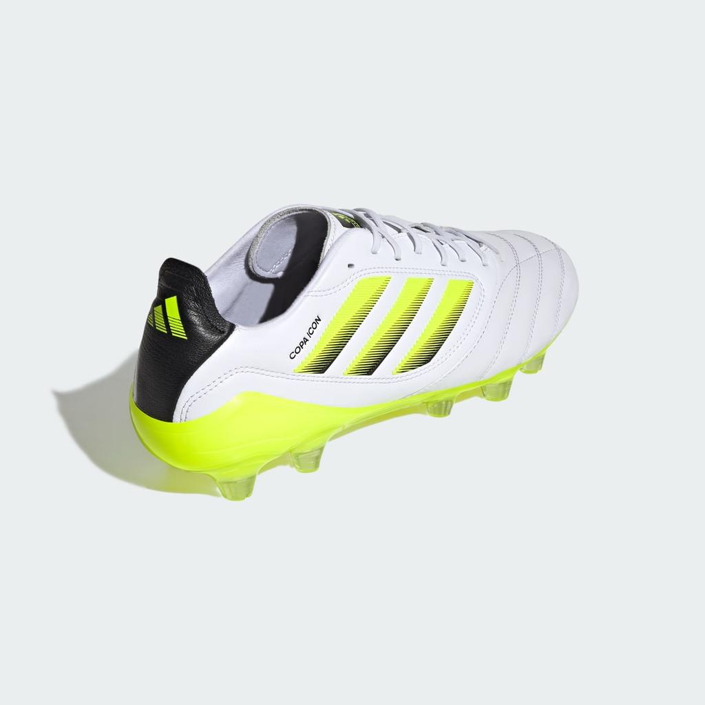 adidas COPA ICON II ELITE Hard Ground Football Boots KI0619 Unisex Performance Sports Shoes Cloud White / Lucid Lemon / Core Black