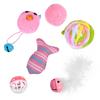 12 Pcs Cat Toy Cat Teaser Christmas Cloth