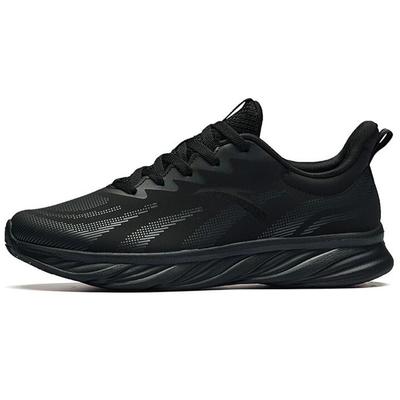 Mesh Shock Absorbing Breathable Lightweight Low Top Running Shoes Men Sneakers Black Gray 112235571-7
