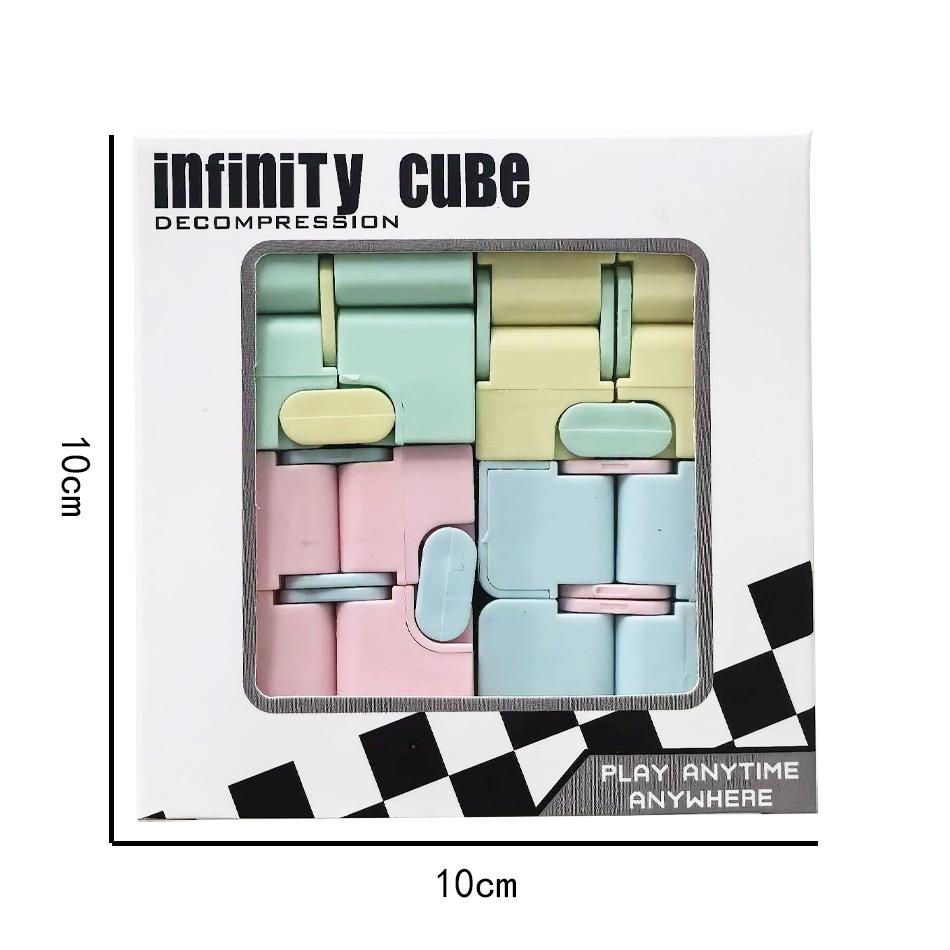 Infinity Magic Cube Starry Sky Puzzle Toy Hand-Held Decompression Maze for Adults
