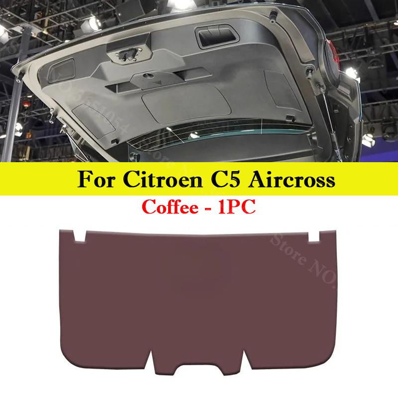 For Citroen C5 Aircross Car Trunk Door Anti Kick Pad Tailgate Anti-Scratch Protector Mat Cargo Liner Interior Decor Accessories