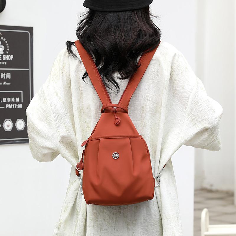 Multifunctional Oxford Cloth Crossbody Bag, Large Capacity Wear-Resistant Water-Repellent Shoulder Backpack