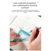 Complete Aluminum Ruler Pack with Rounded Corners Math Geometry Classroom Supplies Engineering Drawing Home Office Use