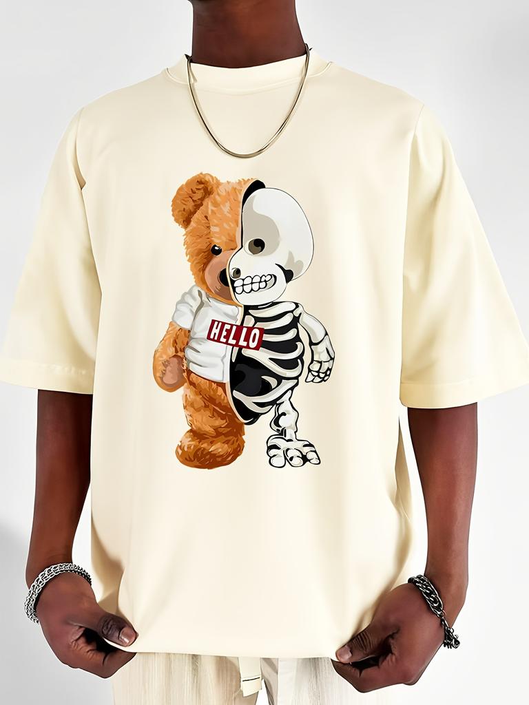 [Summer Tee Shirt] Casual Summer Short Sleeve Tee Shirt - Print Tees for Men