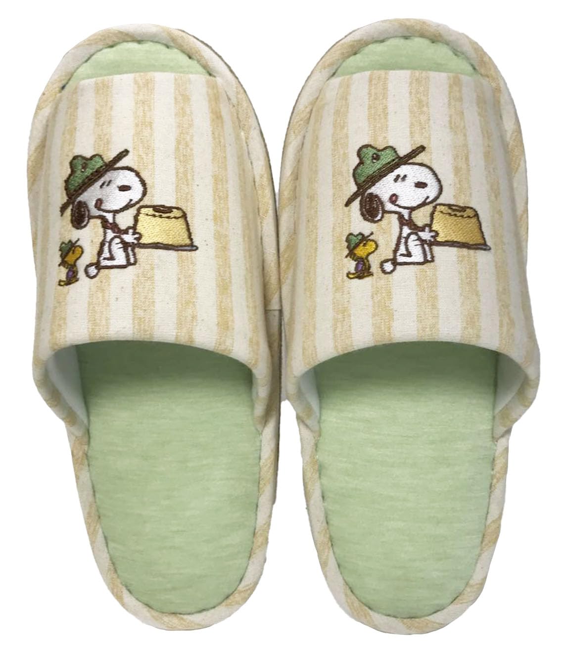 

Outer cm [Snoopy] Slippers, Snoopy, Stitching, Yellow, 24.0