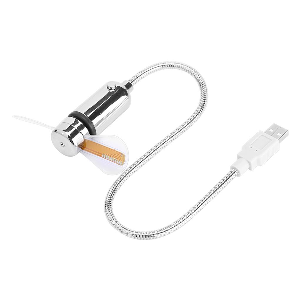 Ventilator USB RGB cu afișaj programabil cu LED flexibil pentru PC, notebook și laptop