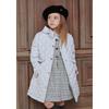 The Coffee Bean   Tea Leaf Ivory Ribbon Quilting Coat Ba12ct02iv