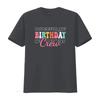 Birthday Crew Bday Groovy T Shirt vintage Washed streetwear Stylish Stretched homme designer clothes Casual Comfortable