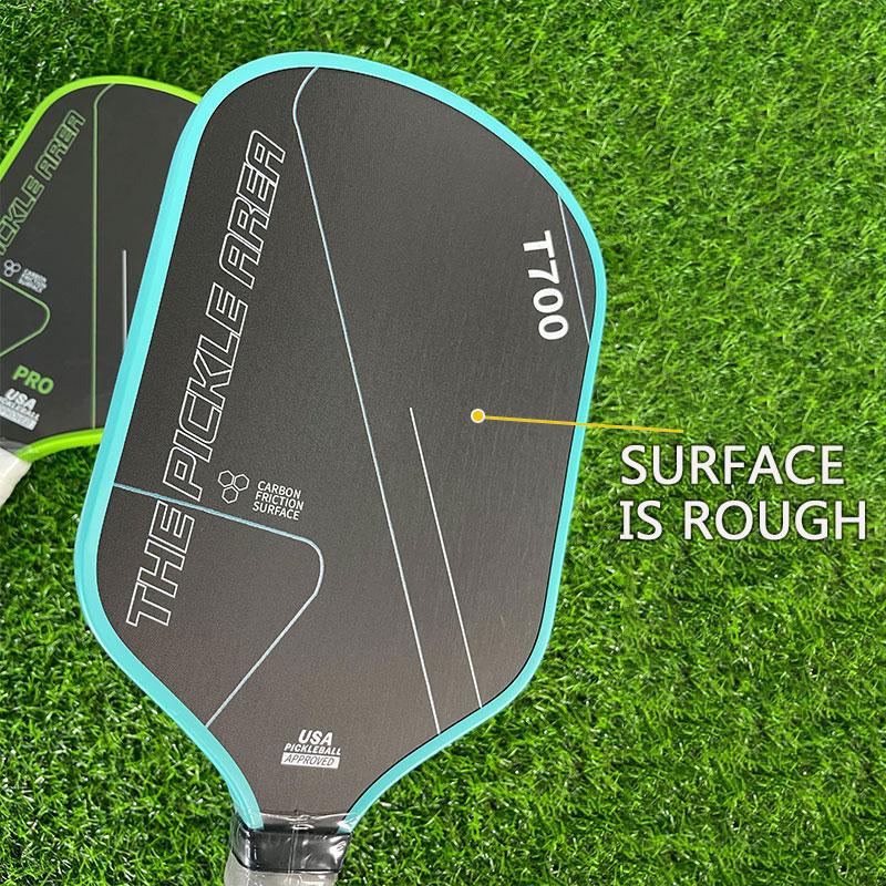 LEATOU Carbon Fiber Pickleball Paddles 16MM Carbon Fiber T700 Pickleball Paddle with 2PC Pickle Ball USAPA Approved