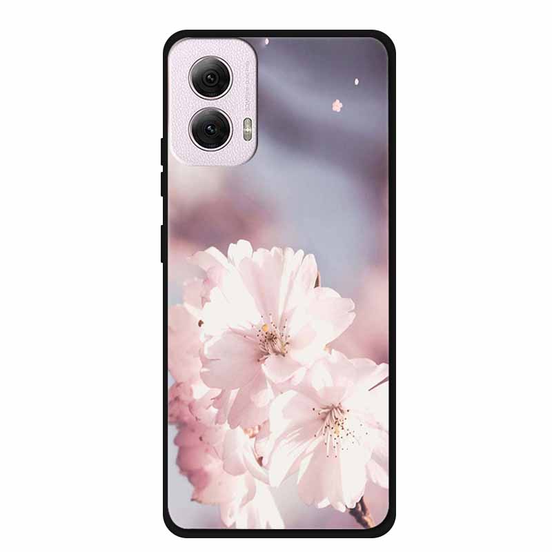For Moto G Power 2024 Case TPU Animals Soft Silicone Phone Cases For Motorola G Power 2024 5G Wolf Protector Original Back Cover