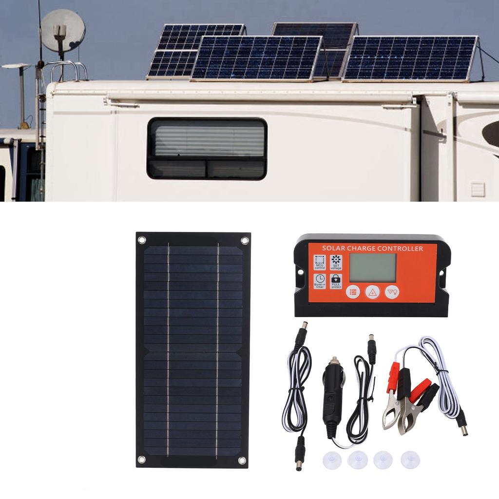 Solarmodul Tragbares Solar-Kit Monokristallines Silizium Umweltfreundlich für Wohnmobil