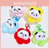 Fun Soft Plush Panda Head Keychain Ideal For Keyrings And Bag Accessories For Kids