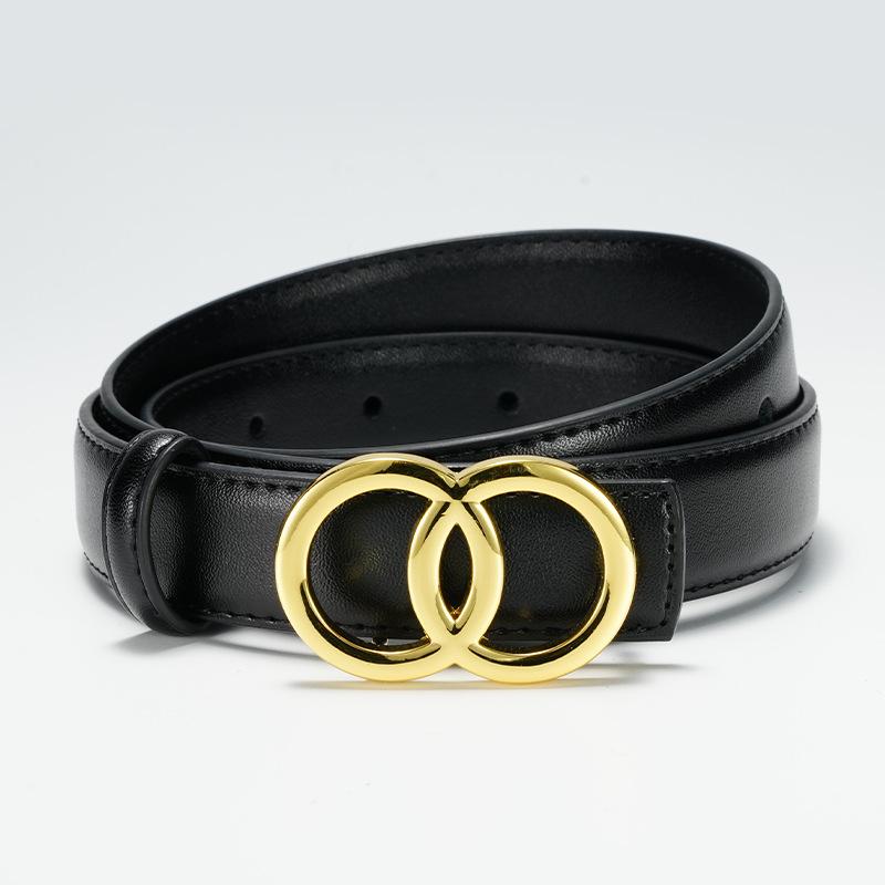 Damen Neuer Glatter Schnallenkleidergürtel Damen Dekorativer Rock Vielseitiger Damenriemen