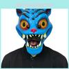 Maschera Kpop Tigre Blu Costume da Cacciatore di Demoni in Lattice Per Eventi di Halloween e Cosplay