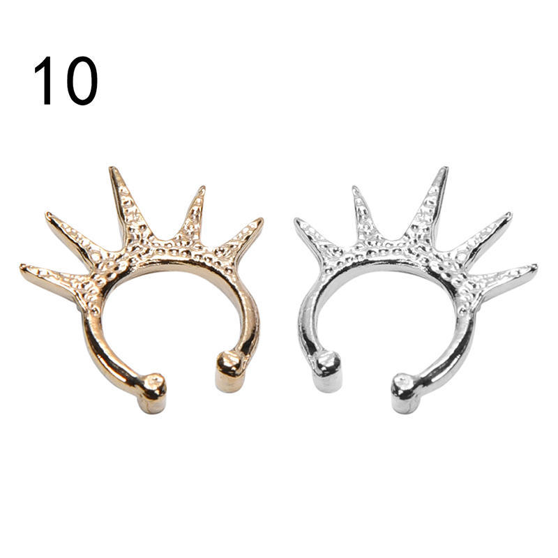 Gefälschte unisex septum clicker nasenring nicht piercing kleiderbügel clip CBL Gefälschte unisex septum clicker nasenring nicht piercing kleiderbügel clip CBL