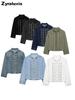 Women's Napoleon Style Button Embroidery Patch Slim Fit Denim Jacket Top
