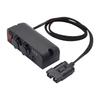 12/24v 3-in-1 Car Charger Usb Charger Voltmeter Cigarette Lighter Female Socket With Indicator Light Modified Parts