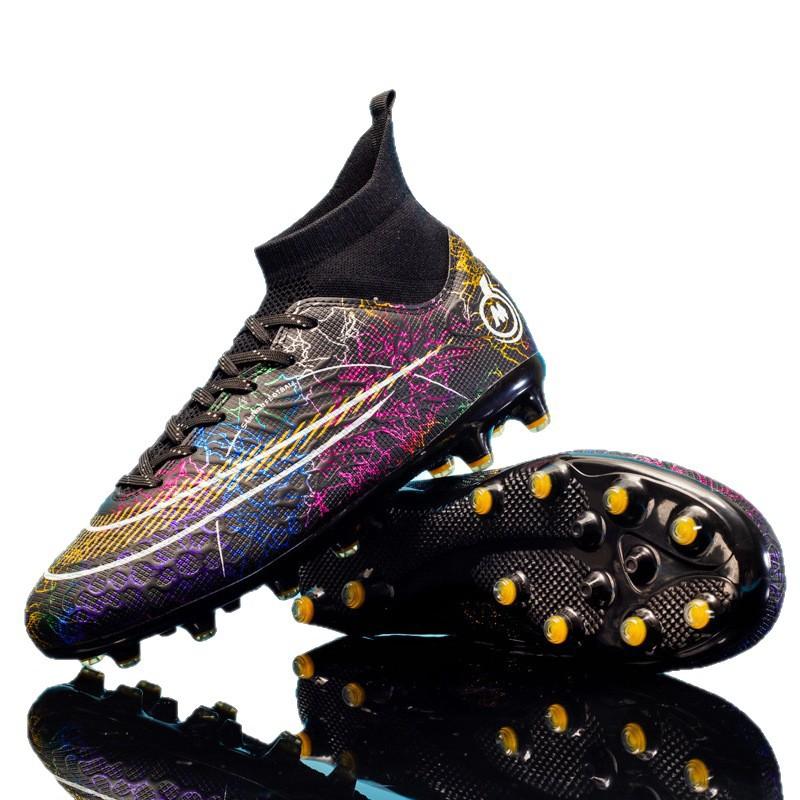 Top Breathable Football Shoes for Male and Female Students AG Long Nail TF Broken Nail Competition Shoes Hair Replacement Breathable New Style