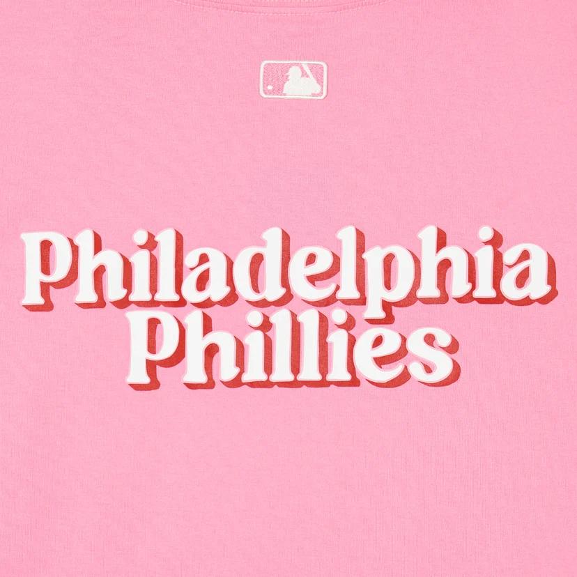 MLB Culsive Feicheng Team T Shirt Unisex Pink 3ATSV0443-10PKN