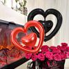 Red Love Heart Shape Foil Balloons Valentines Wedding Party Decorations Birthday Party Decor Photo Props Baby Shower Supplies