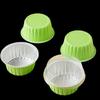 Disposable Round Aluminum Foil Cake Cups with Lids