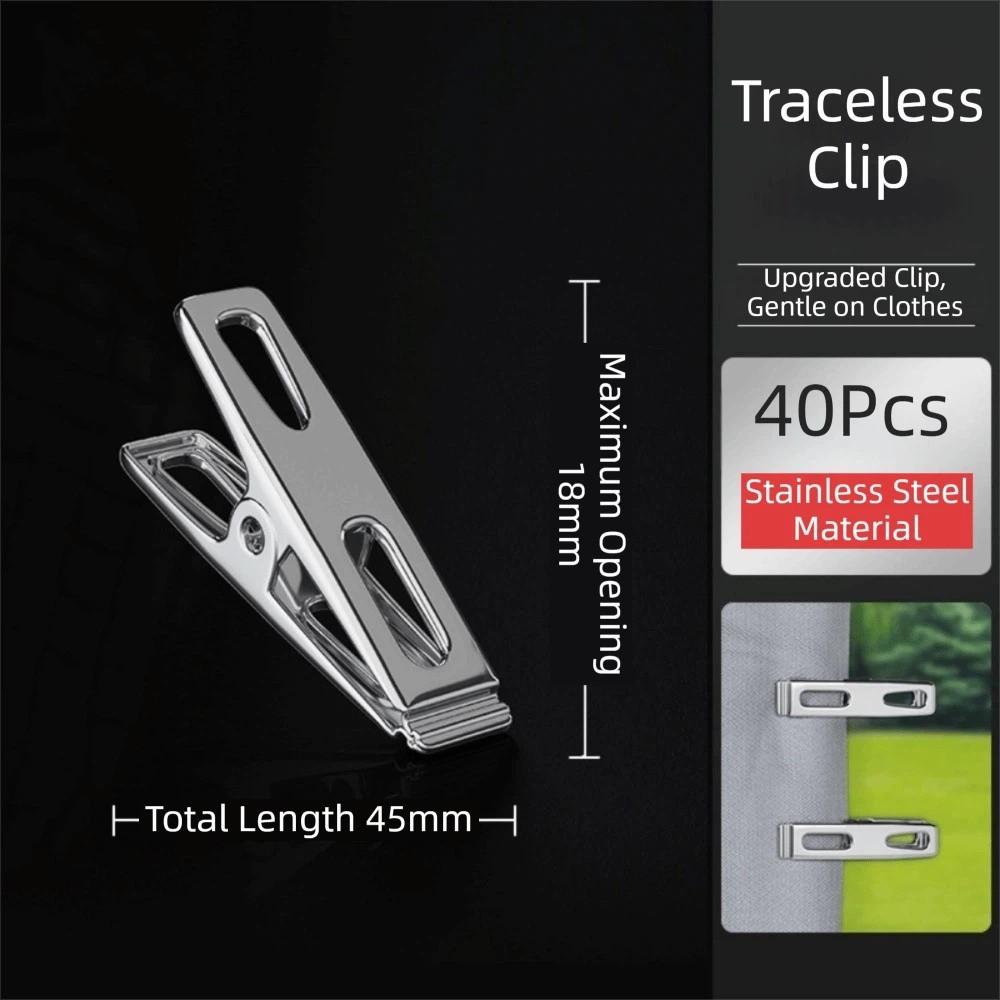 Heavy Duty Clothes Pins Reusable Stainless Steel Clips Beach Towel Clips  Home Storage