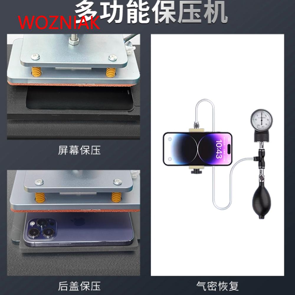 NASAN Manual Compression Machine CLM Adjustable and Regulated for iPhone Android Straight and Curved Back Cover Heating Table