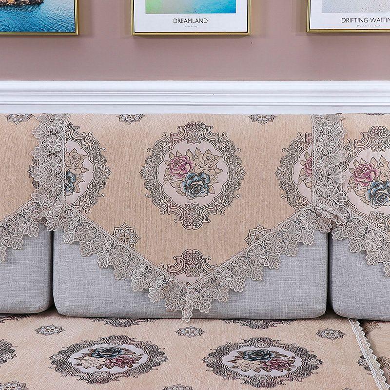 

Non-Slip Sofa Cover S Backrest Towel Fabric Armrest Towel All Year Round Neutral Easiest for Match Sofa Cover Modern Minimalist Cover Cloth Brown Rectangular hand towel 70 wide 50cm