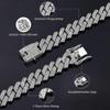 Cuban Links Chain For Men 13mm Necklace Gold Silver Plated Necklaces Chain Diamond