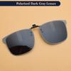 Anti-Glare Sunglasses Polarized Uv400 Sunglasses Polarized Clip-On Sunglasses Scratch-Resistant For Traveling Myopia Glasses