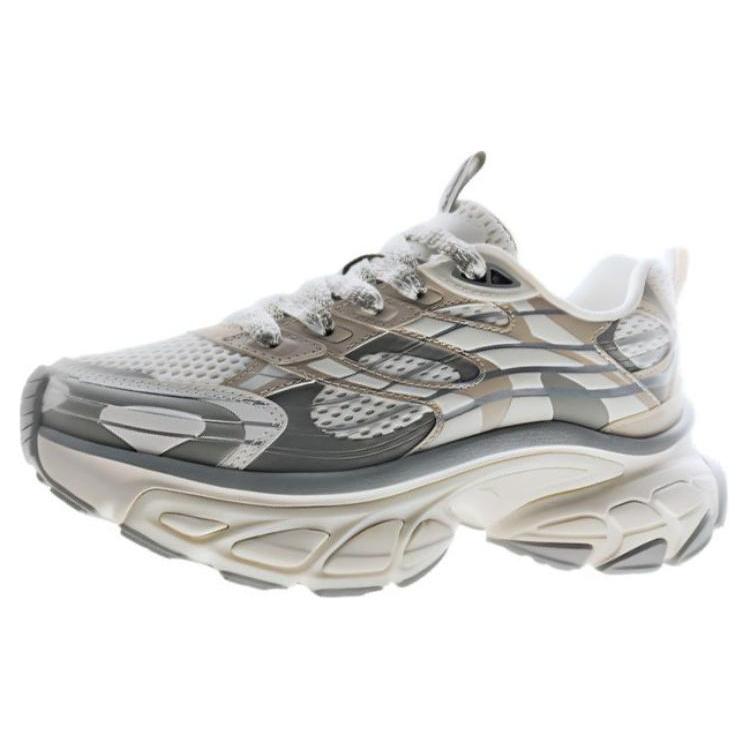New Anta Anti Slip Wear Resistant Low Top Casual Shoes Women's White Gray 122418897-1