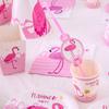 Summer Hawaii Party Disposable Tableware Sets Flamingo Palm Leaf Hawaiian Birthday Party Supplies Tropical Wedding Decorations