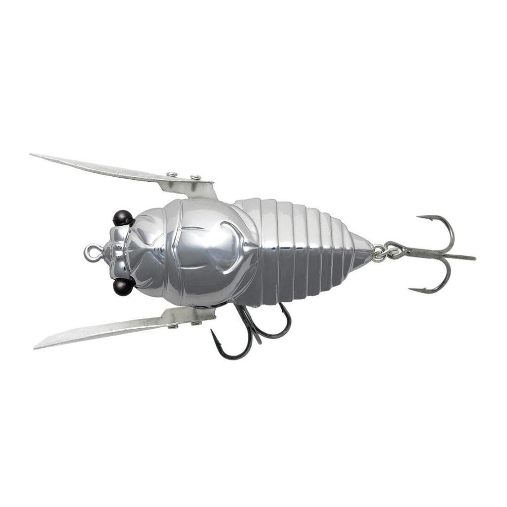 TIEMCO Cicada Jumbo Dead Throw Bone Silver 60mm #132, Plated,