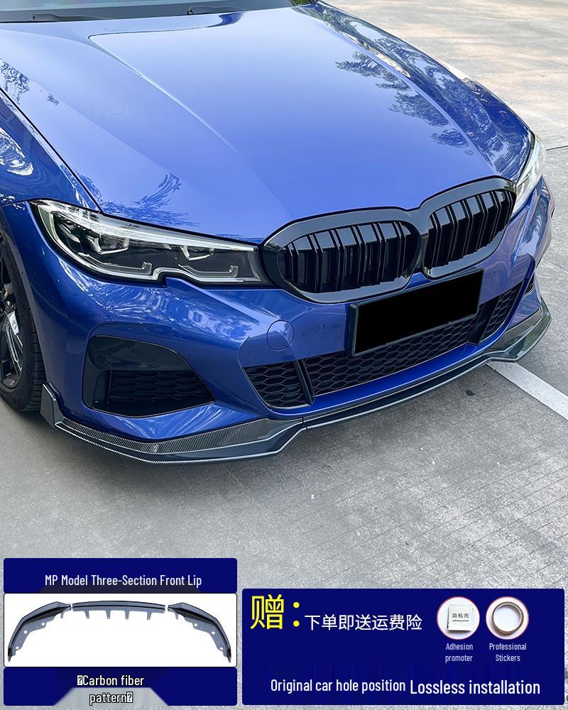 Front Lip & Bumper Kit for 20-25 BMW 3 Series - Black MP
