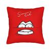 SSimon Cat Humorous Cat Square Pillow Case  Cushion Covers Custom Zipper Decorative Pillowcover for Bed xcm