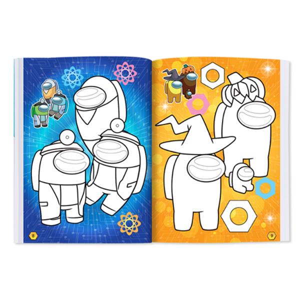 Unter uns Mini-Sticker-Malbuch