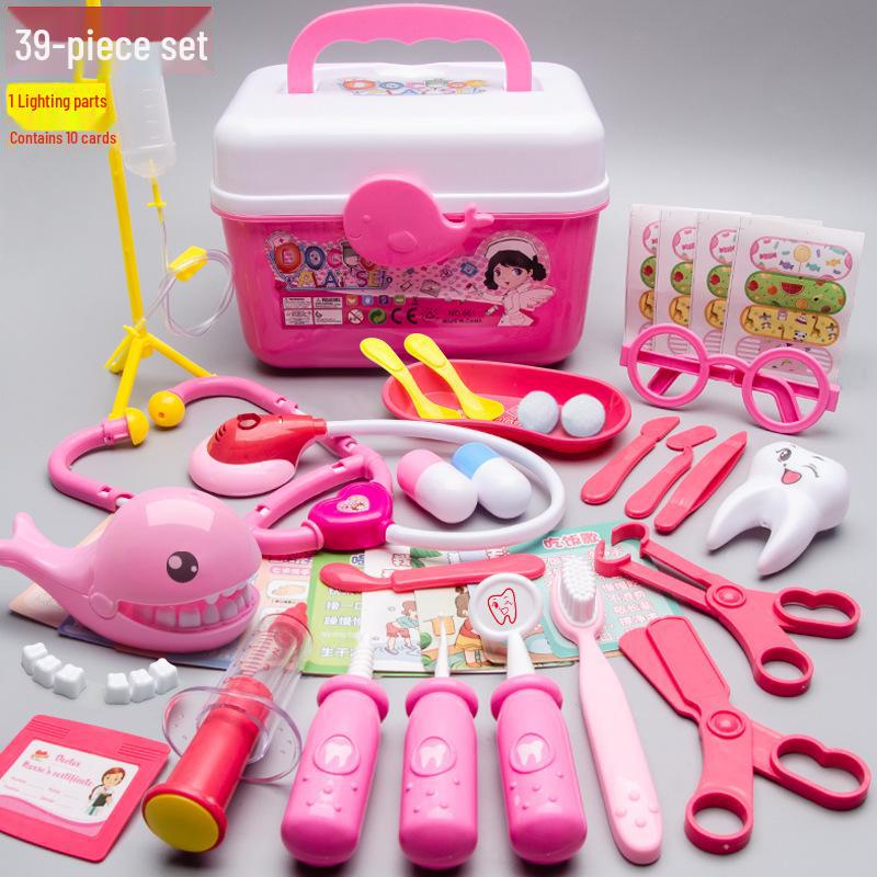 

Детский игрушечный медицинский набор «Доктор»: Игровой набор медсестры со стетоскопом и инструментами для инъекций
