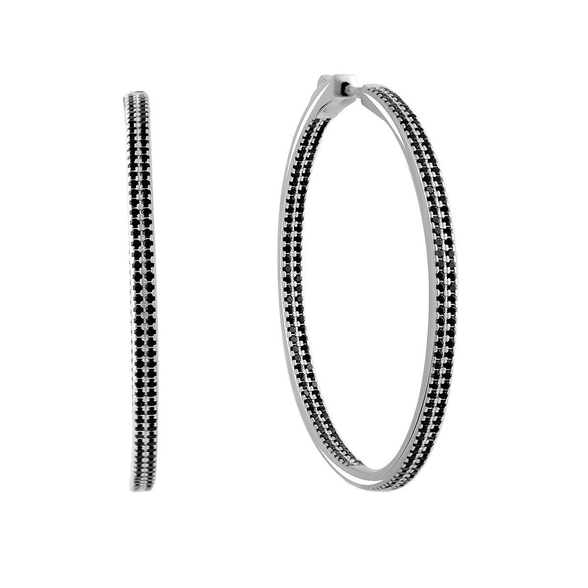 

Срібні сережки з фіанітами (2045731) білий