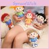 Cute Plush Family Series Bean Bag Doll Keychain For Kids And Teens