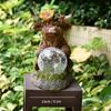 JYL TS/143,Solar Highland Cow Figurine Yak Garden Statue Outdoor Garden Decor Resin Craft