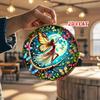 Round Sign Featuring a D Flat Design of an Enchanted Garden with Themes of Fairy Dance And Butterfly Whispers