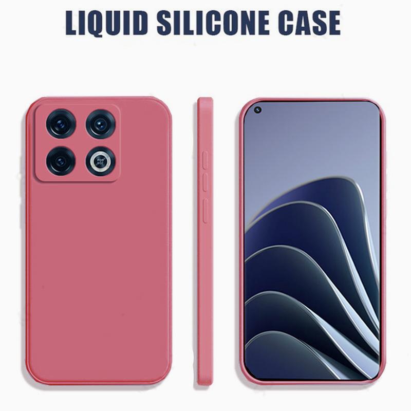 Luxury Square Liquid Silicone Phone Case For OnePlus 10 9 8 7 Pro 1+ 7T 8T 9R 9RT ACE Pro Soft Shockproof Bumper Back Cover Shell