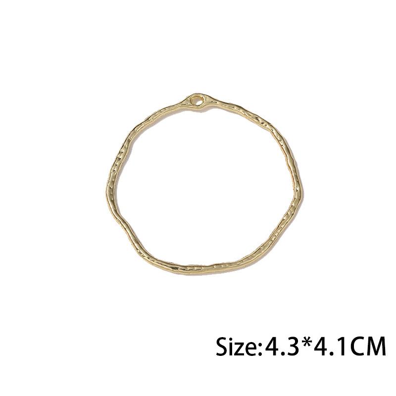 10Pcs Alloy Hollow Frame Open Back Bezel Pendants Geometric Charms For Diy Jewelry Making Earrings Necklace Supllies