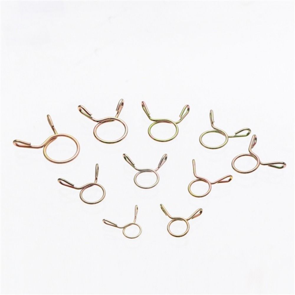 10Pcs 5-31MM Pipe Clip Assortment Kit Spring Hoop  Fuel Tube Water Pipe Motorcycle Scooter