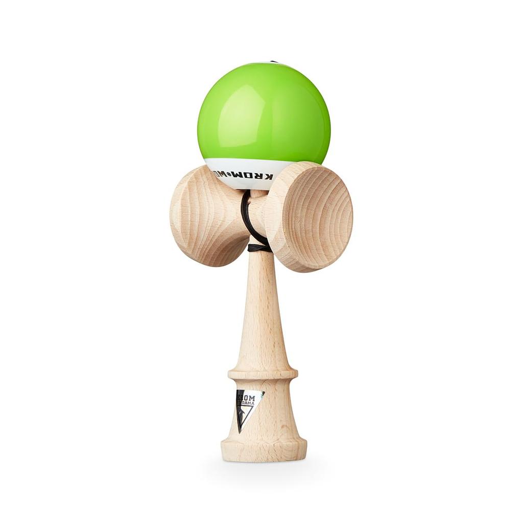 Kendama KROM POP Chrome Pop LOL Sticky Clear (Lime Green)