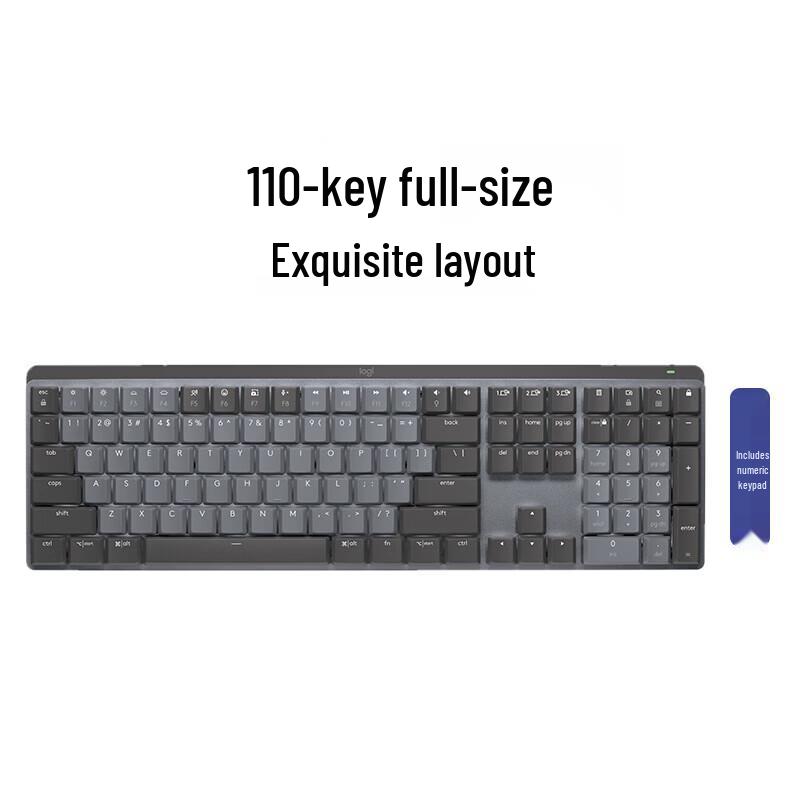 

Logitech MX Mechanical Master Series Full-Size Wireless Keyboard