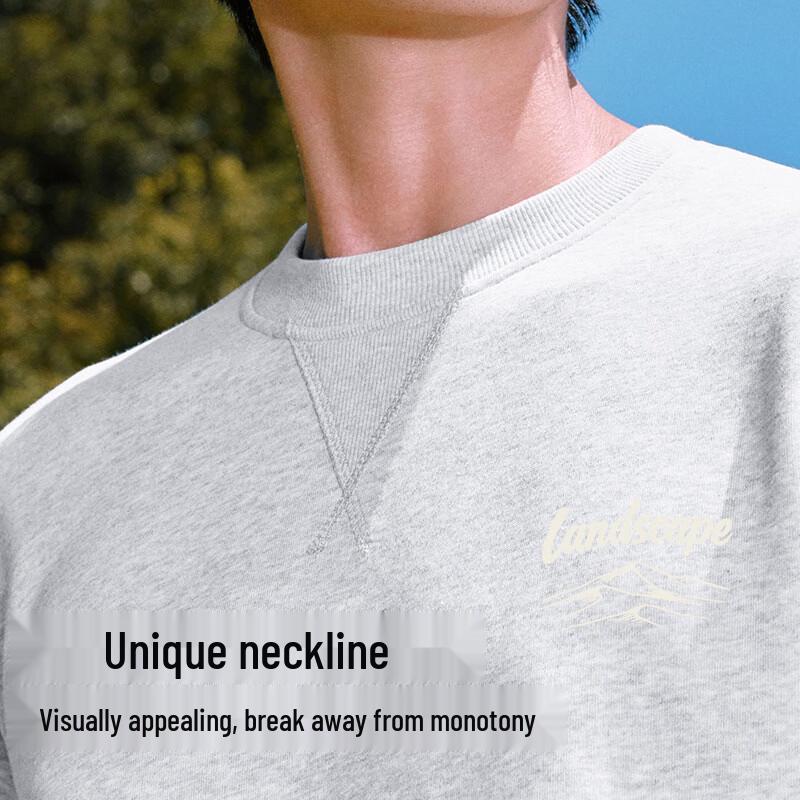 Baleno Men's Casual Letter Print Round Neck Sweatshirt